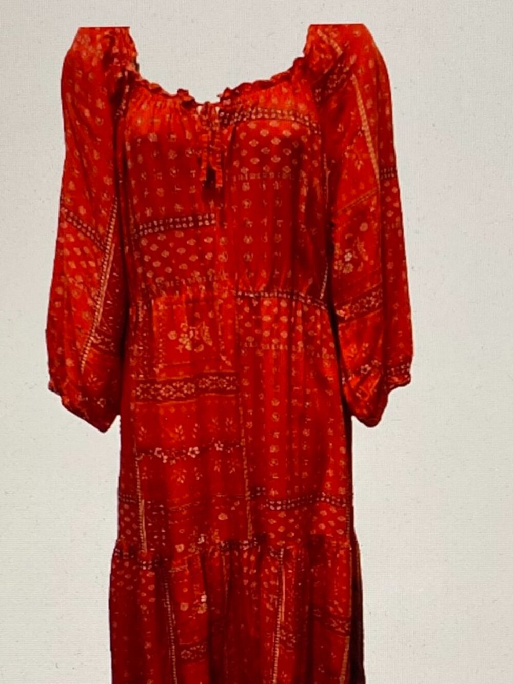 BEACH LUNCH LOUNGE BOHO MIDI DRESS - Picture 4 of 8